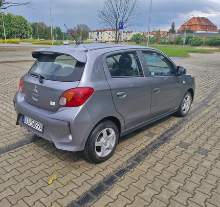 Mitsubishi Space Star cena 39500 przebieg: 25400, rok produkcji 2021 z Legnica małe 67